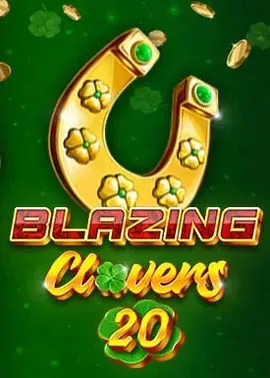 Lucky clover slot with 20 paylines and blazing bonus hits.